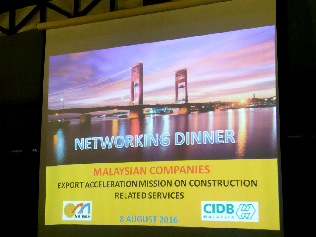 Networking Dinner - Malaysian Companies Export Acceleration Mission on Construction Related Service